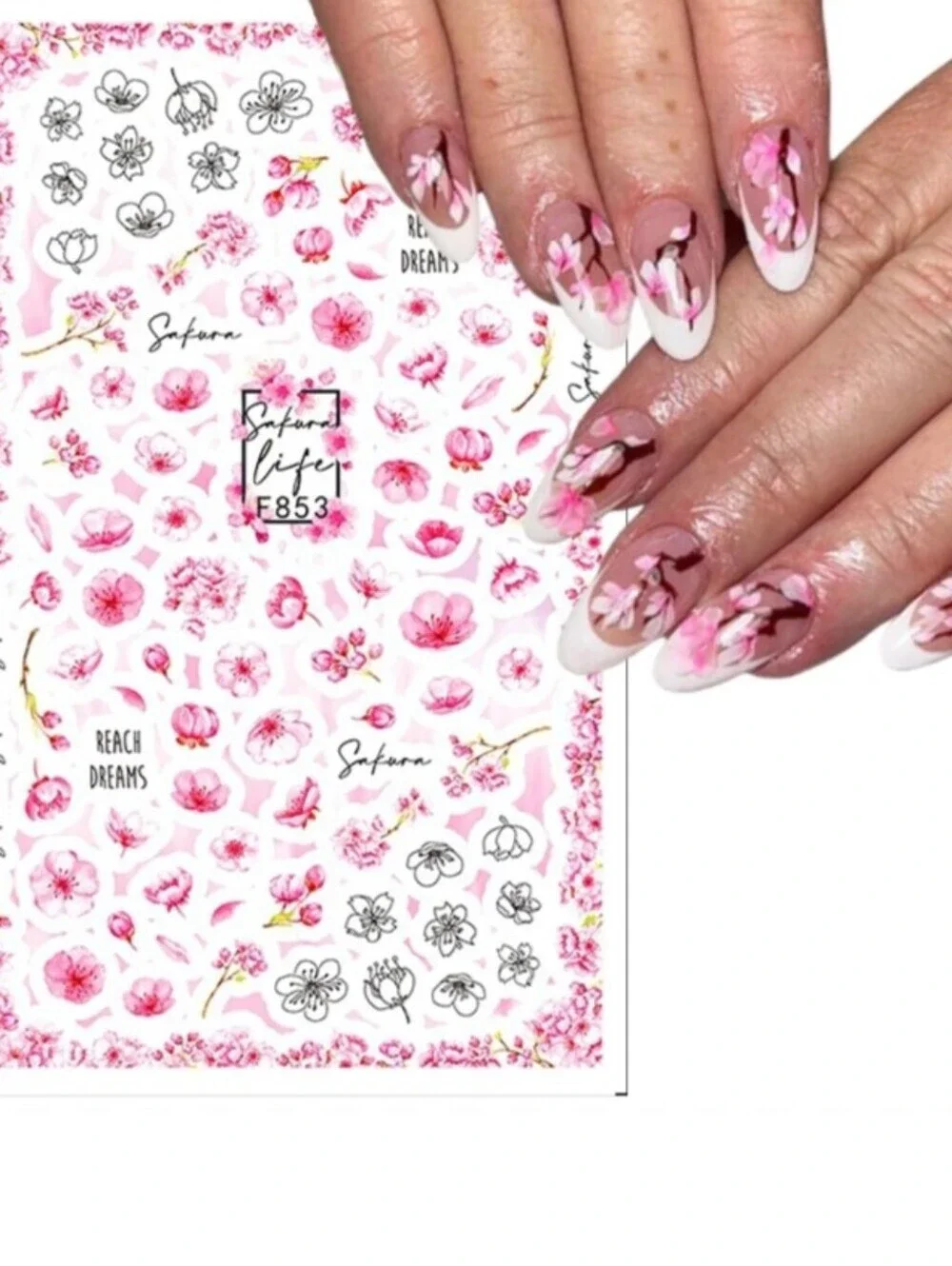 Trendy Self Adhesive Nails Art Transfer Sticker